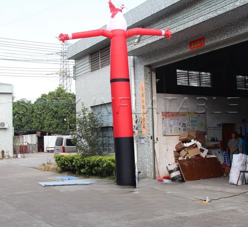 dancer for sale custom 12ft H advertising inflatable Santa Claus sky