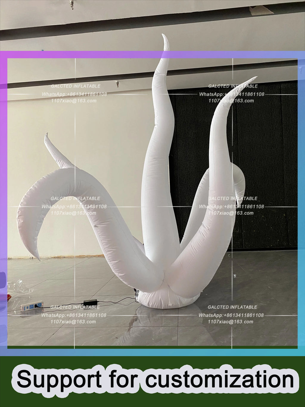 seaweed coral lamp bar Inflatable cartoon sea plant music festival cool party decorations