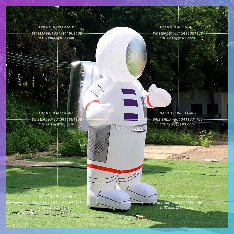 Inflatable Astronaut Model With LED Lights Inflatable Toys 3mH/5mH  For Decoration Custom Made Inflated Space Pilot - Toys