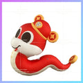 inflatable snake red lucky new year Customize production  cartoon animal big eye snakes new year decoration