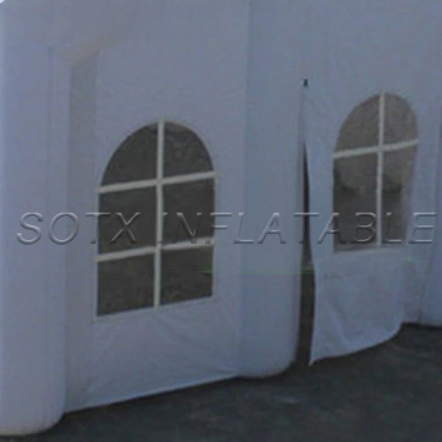Customized with Logo Multipurpose Outdoor Inflatable White Tent For Wedding Party / Advertising Inflated Event 6X8X4M Can be