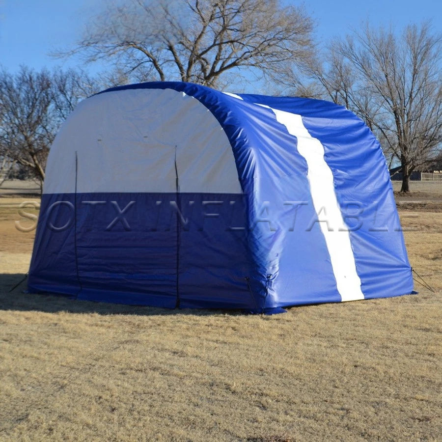 curtains For Advertising 6mL* 4m W inflatable Tunnel tent,garage/car cover tent,carport canopy with full cover and foldable