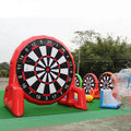 Outdoors Play Giant Commercial Occluded Inflatable Soccer dart Air Pump Football Darts Game With Sticky Balls For Backyard