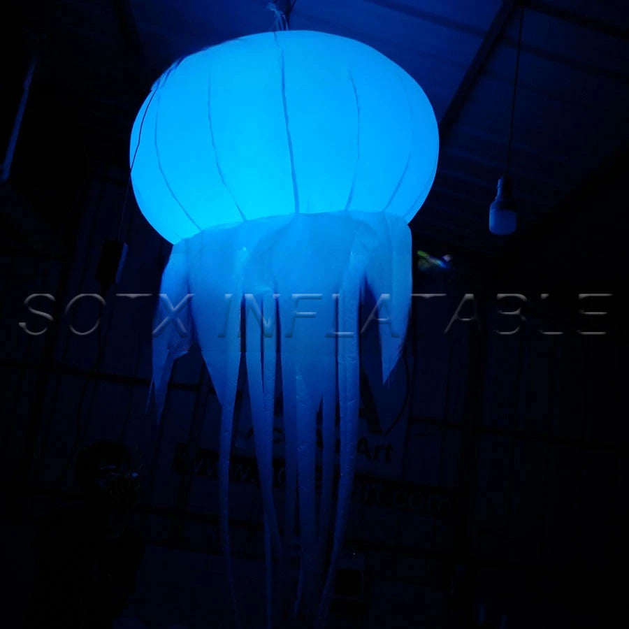 animal model for Nightclub 1 m New trend wonderful big led wedding decorations inflatable jellyfish
