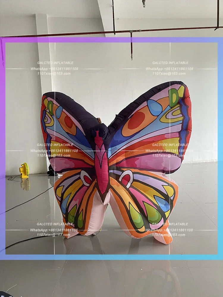 insect man back hanging shopping Inflatable simulated butterfly wings cartoon cute mall bar cruise interactive atmosphere contra
