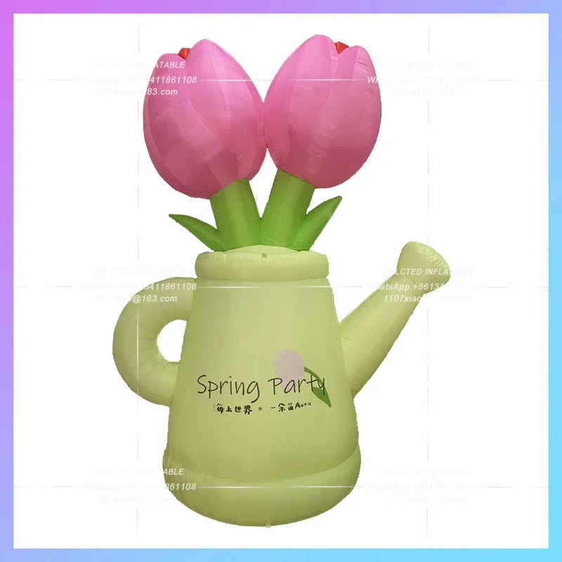 rich flowers, shower flower Customize inflatable sunflower, for shopping advertising decoration