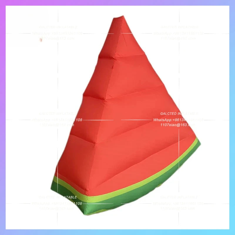 cool summer stage music festival bar Inflatable watermelon arch air model  lighting can be illuminated atmosphere advertisement