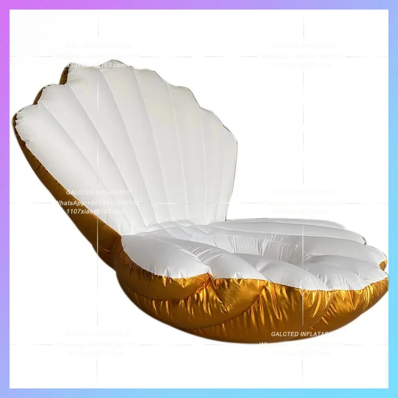 Bar Night Out Theme Park Music Inflatable cartoon Cutie dressed in gold shell air model Festival Parade Interactive