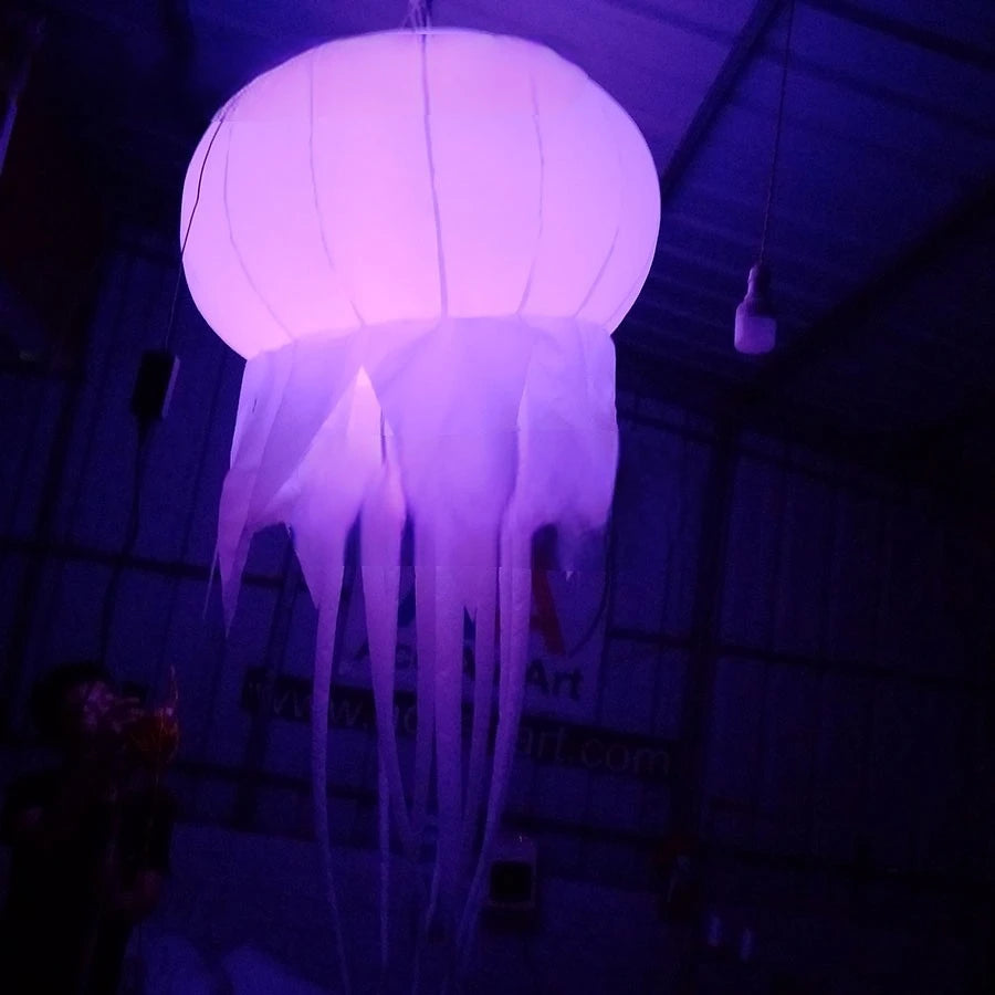 animal model for Nightclub 1 m New trend wonderful big led wedding decorations inflatable jellyfish