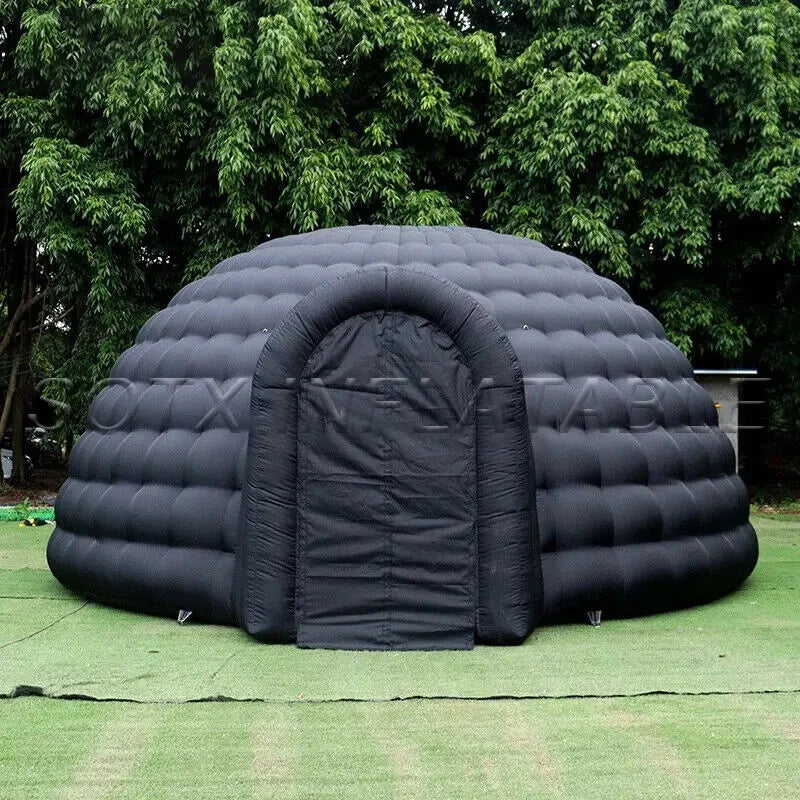 Party Event Camping Decor 6m Dia.Giant Inflatable Igloo Dome Tent with Blower Inflatable Dome Tent for Club Wedding