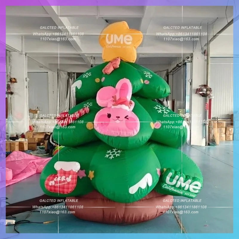 inflatable christmas tree for festival shop Courtyard decoration celebration decoration