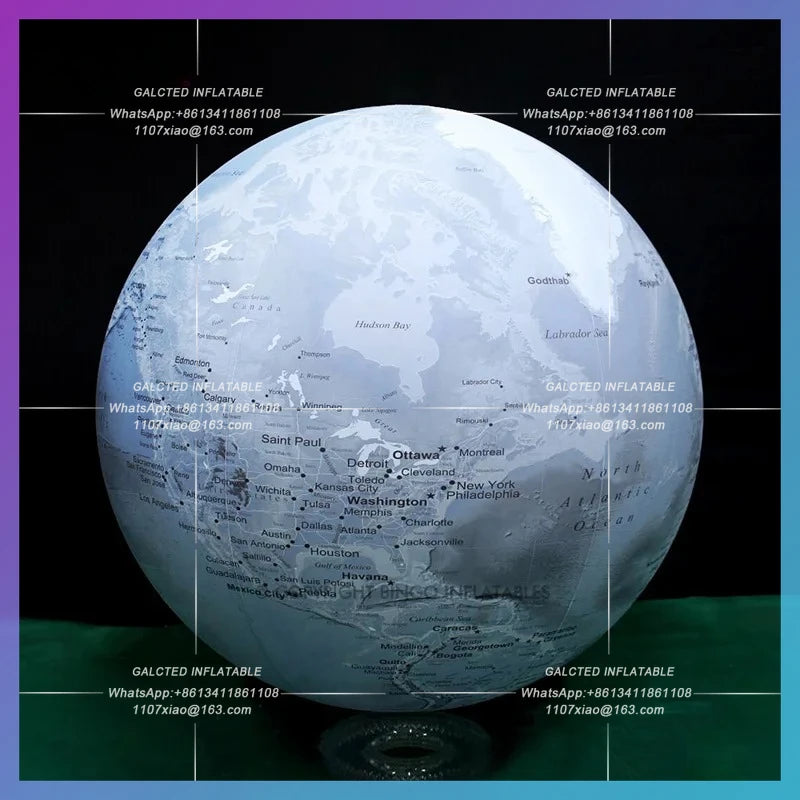 Inflatable Earth World Geography Inflatable Toys PVC  Globe Map Balloon Educational Supplies Planet Toys