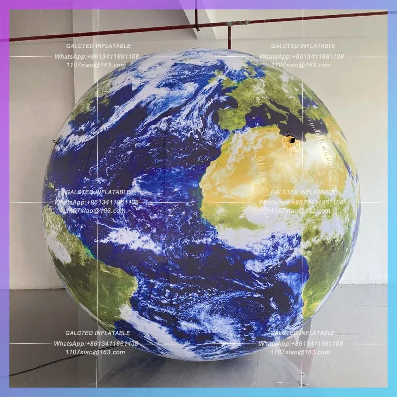 Roam Universe theme campaign Giant inflatable Earth Planet Model  advertising decoration can be customized