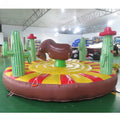 Mattress For Kids Hot Sales Inflatable Rodeo Bull Inflatable Manual Bull Riding Game Inflatable Bungee Bull With Circular