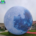 Event Decoration 10m Blow Up Giant Inflatable Moon With LED Lights Outdoor Inflatable Planet Moon Balloon For Party