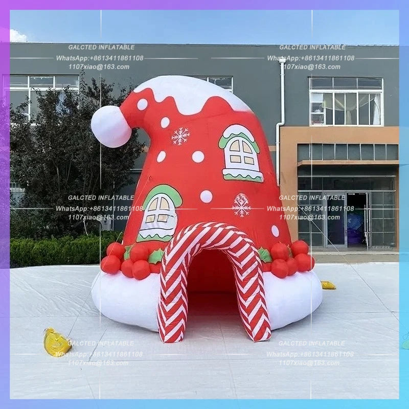 inflatable hat home for yard decoration Christmas holiday