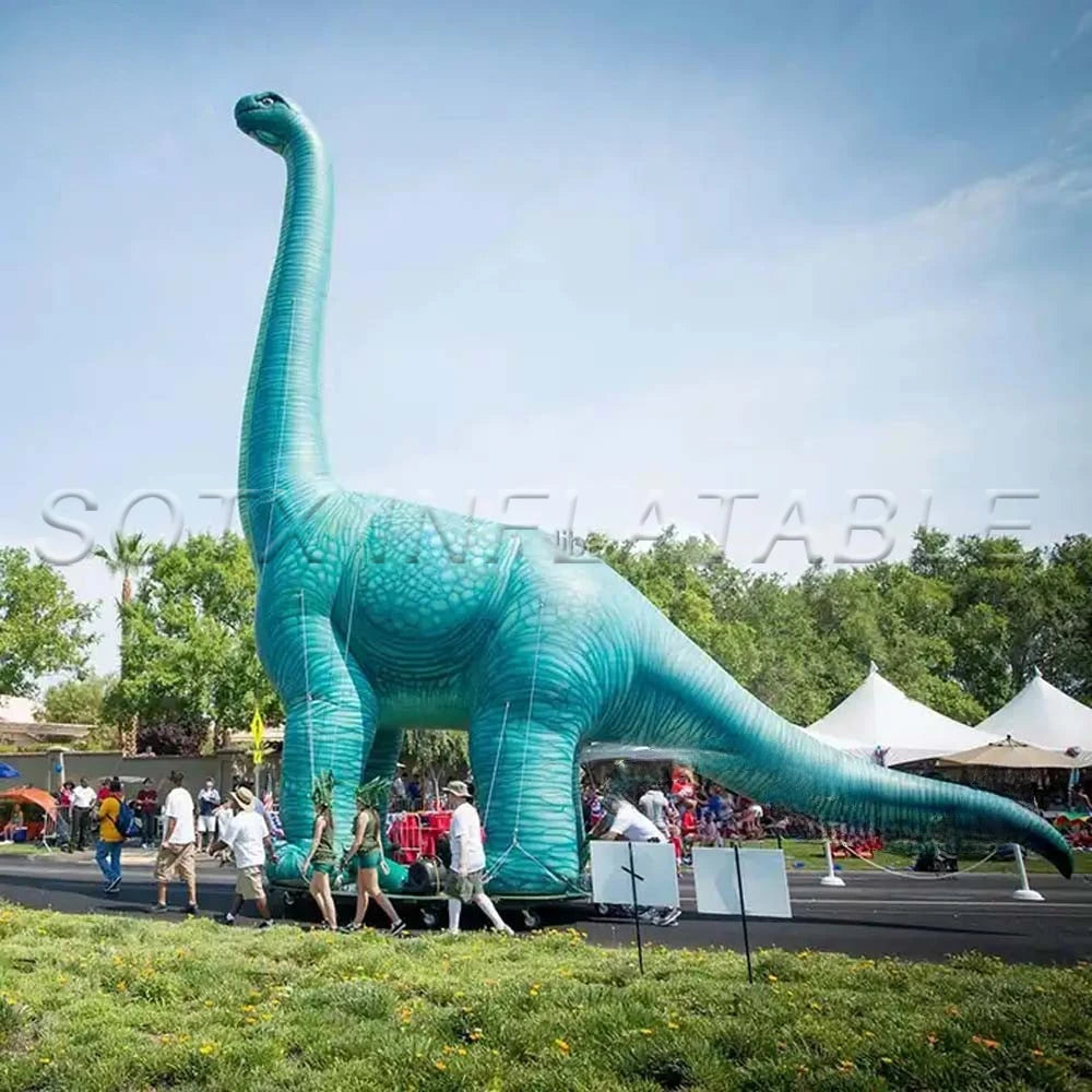 Event Decoration 8m High Large Inflatable Brachiosaurus Dinosaur Inflatable Animal For Festival Party