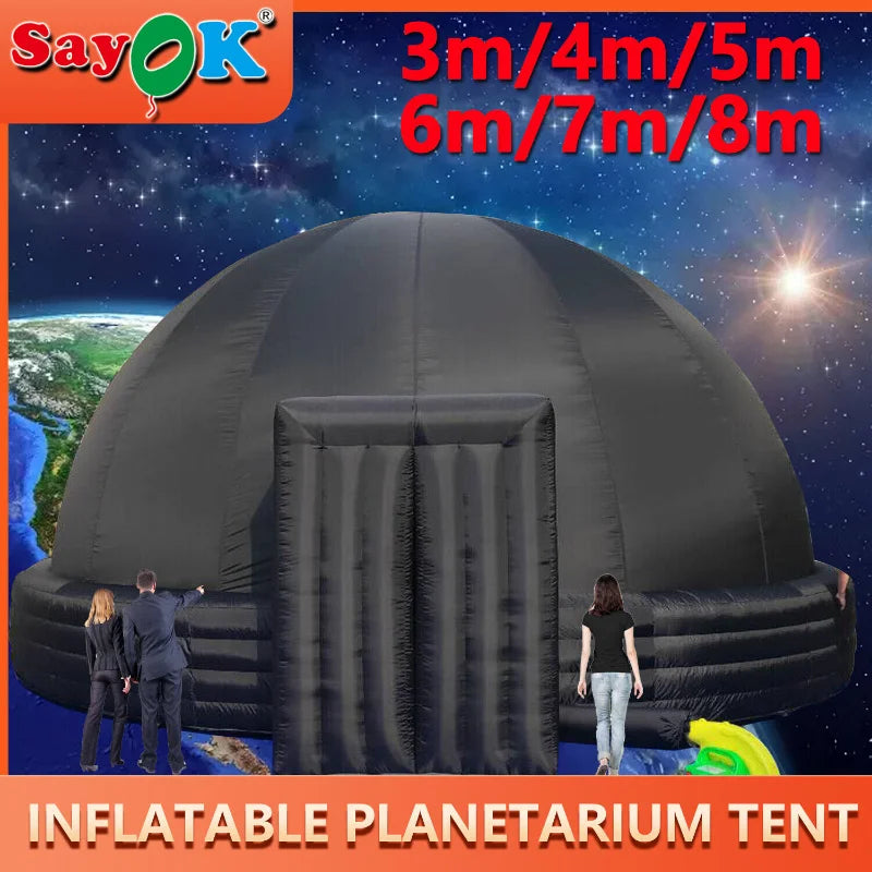 Inflatable Planetarium Dome Tent Giant Inflatable Planetarium Projection Dome With Air Blower For Kids School Teaching
