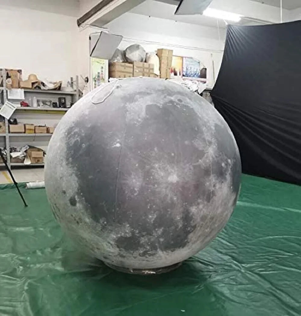 0.25mmPVC Large Inflatable Planets Solar System Inflatable Moon Planet Balloons for Educational Institution/Planetarium