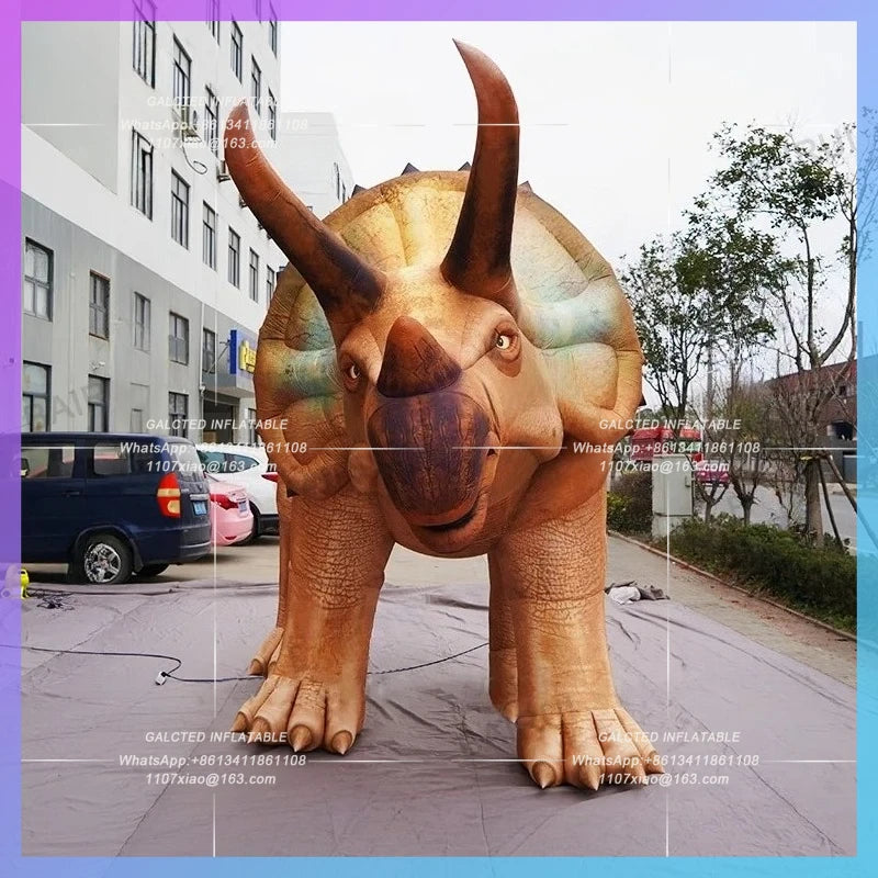 Inflatable Triceratops Inflatable Dinosaur 6m Huge Event Advertising Giant