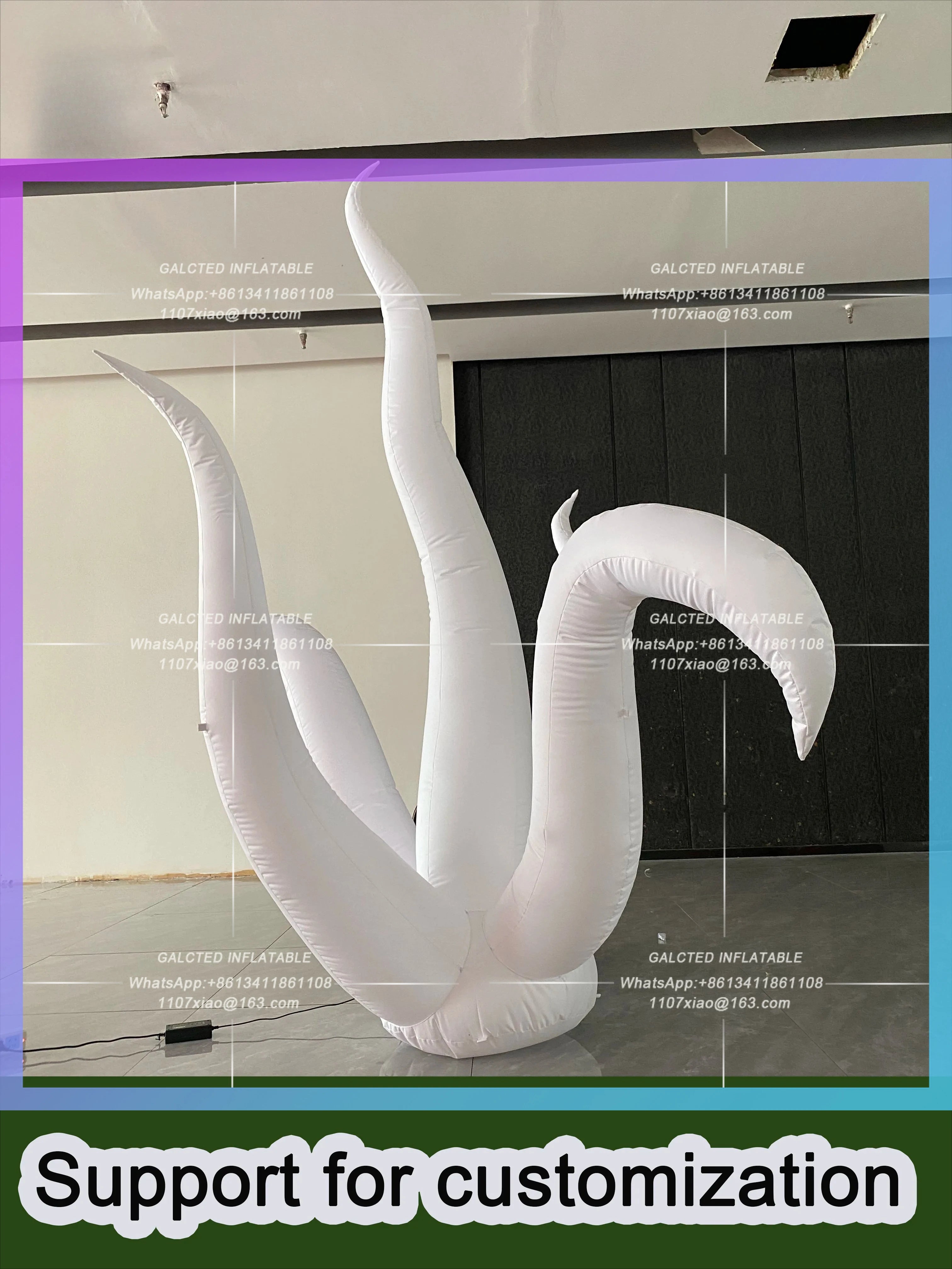 seaweed coral lamp bar Inflatable cartoon sea plant music festival cool party decorations