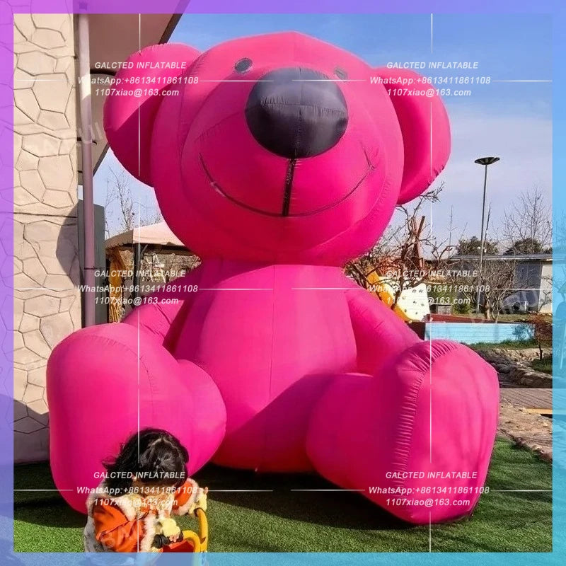 inflatable giant bear cartoon animal Children's amusement park pink bears inflatable model zoo square street decoration
