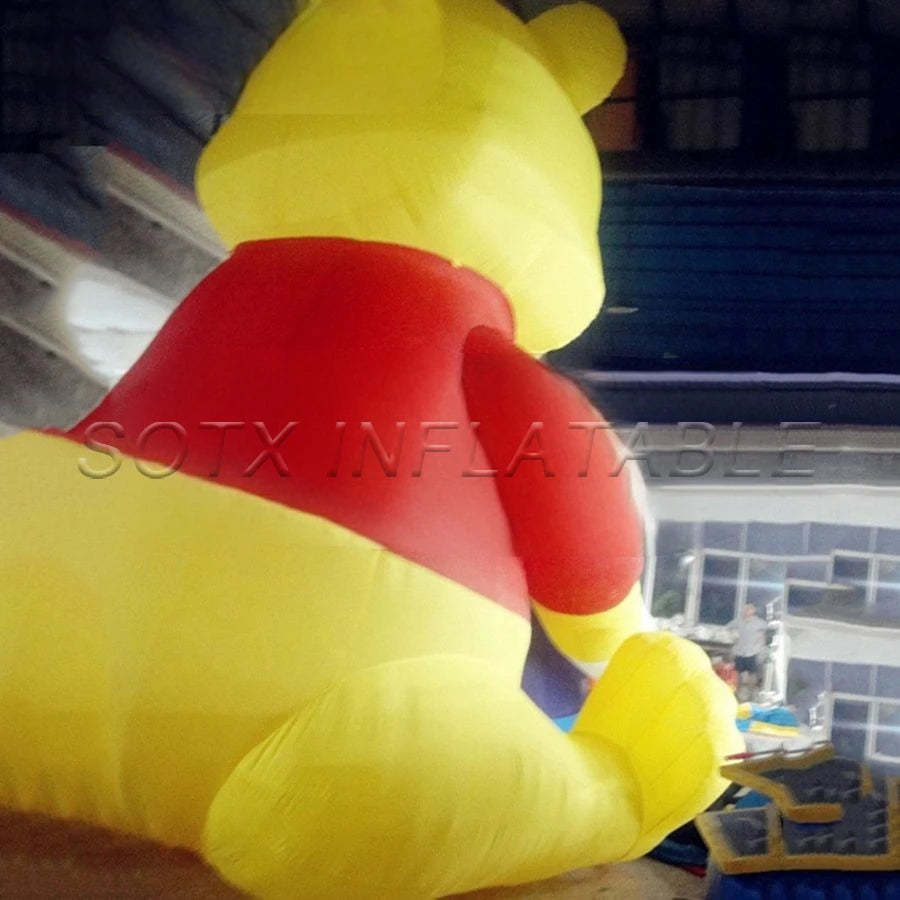 Outdoor Decoration Custom Giant Portable Advertising Item Inflatable Winnie Balloon Pop Up Bear For