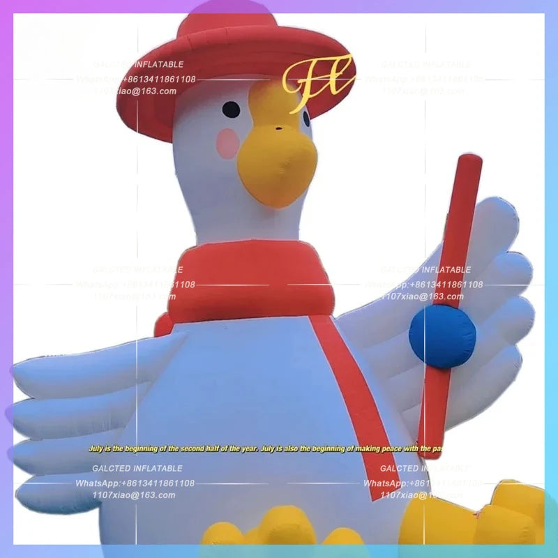 Children's day parent-child drainage Inflatable goose IP Custom of natural animals