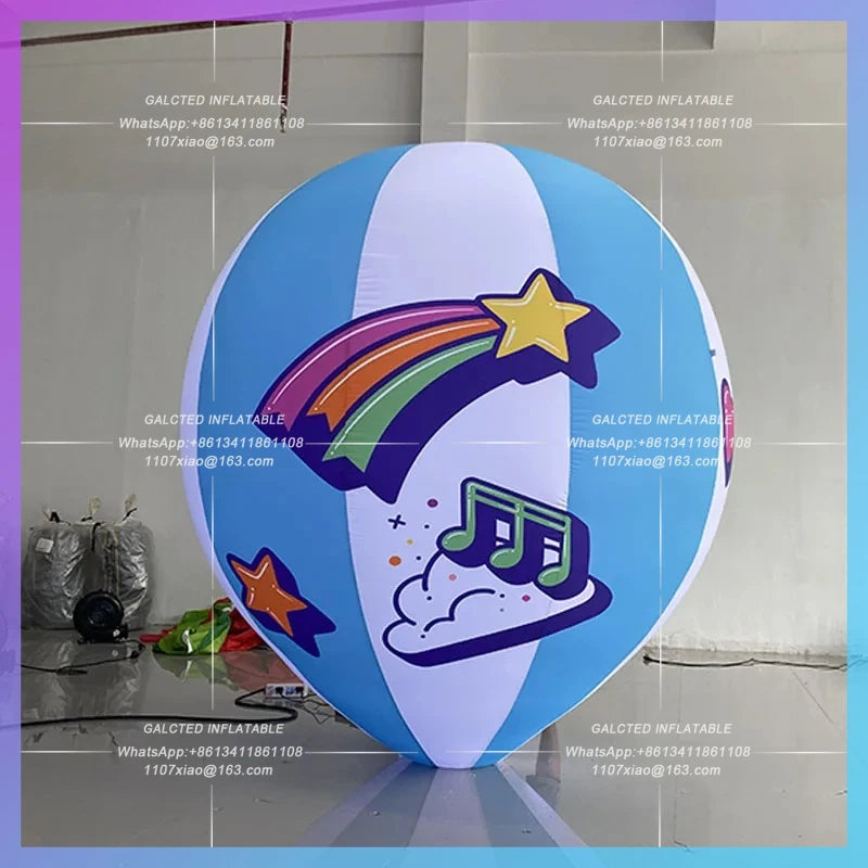 park scenic campsite atmosphere props Inflatable hot air balloon model stage bar performance night lights, custom patterns