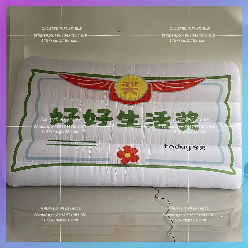 University outdoor bar scenic area Inflatable Cartoon Award Medal Trophy Air Model camping queue market logo decoration