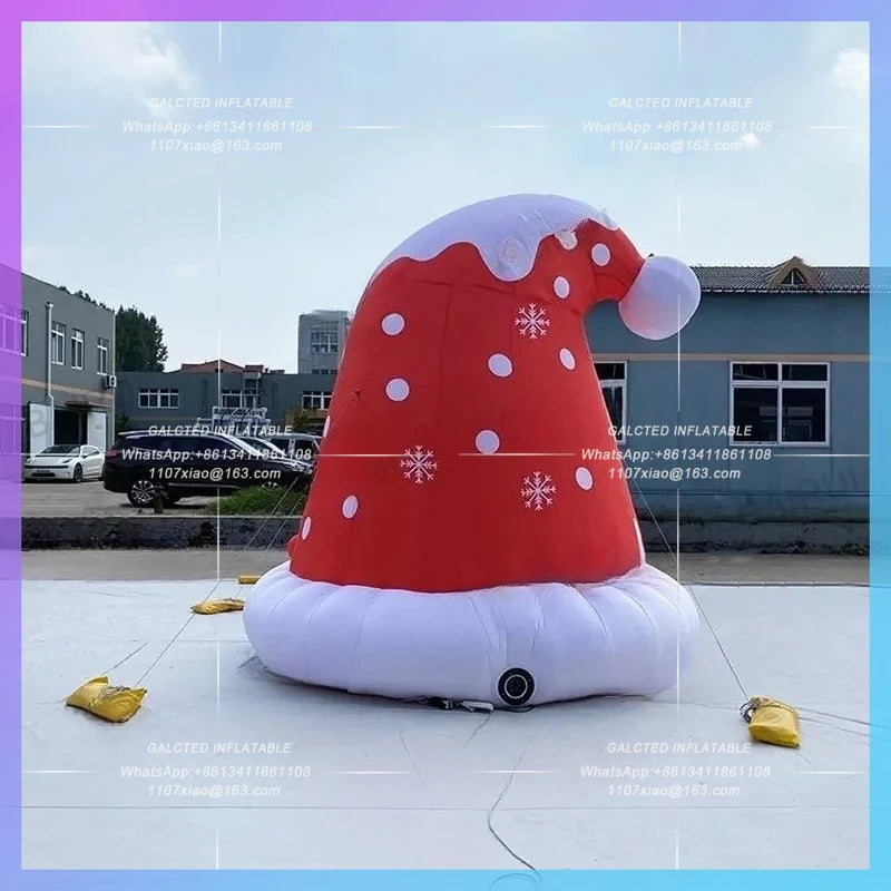inflatable hat home for yard decoration Christmas holiday