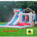For Amusement Park Custom Commercial Inflatable Shark Water Slide With Pool Animal Kids Jumper Bounce House Combo Bouncy Castle