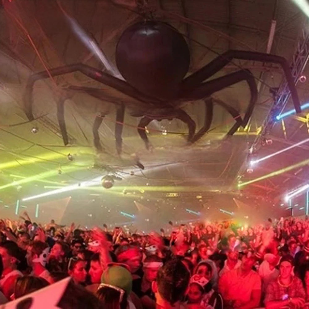 decoration halloween Giant party inflatable hanging spider for sale