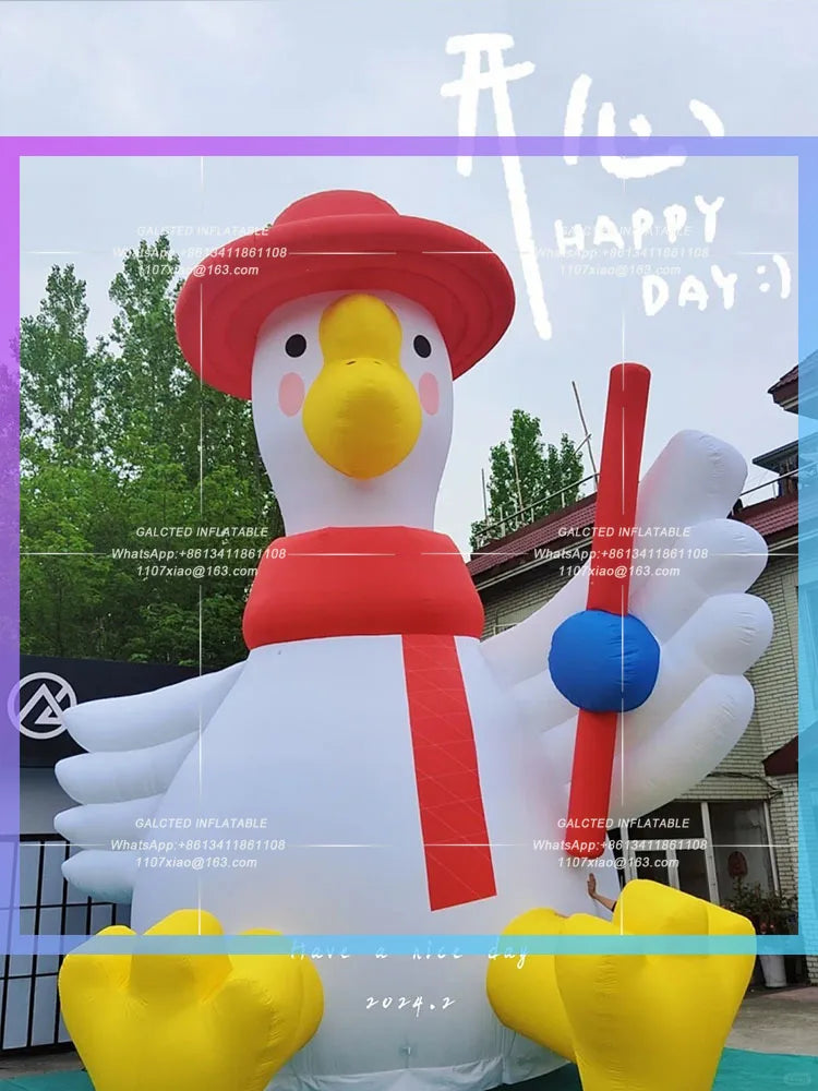 Children's day parent-child drainage Inflatable goose IP Custom of natural animals