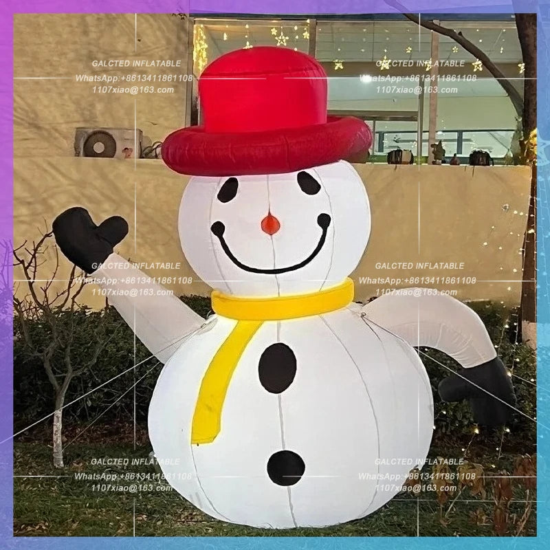 Christmas Snowman Cartoon Giant Inflatable for Christmas Decoration