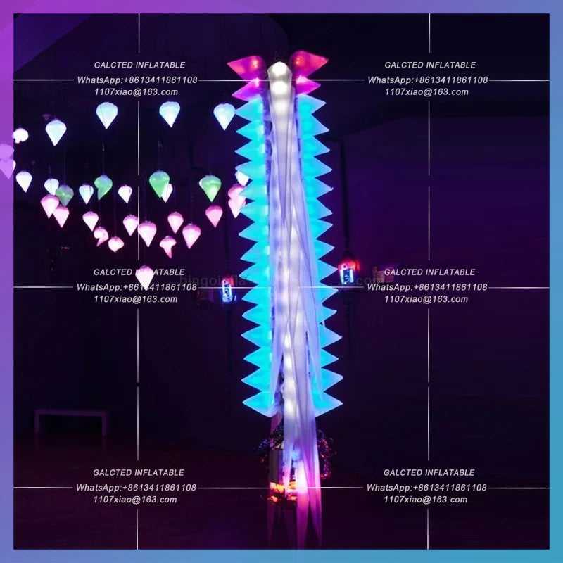 Inflatable LED Light Inflatable toys Personalized 3.6x1x4 Meters  for Bar or Shop Decoration-Toys