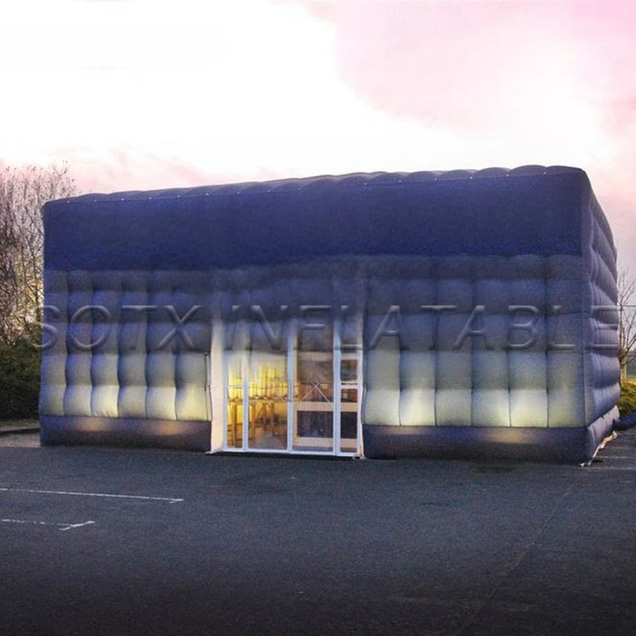 Party, Staff Lounge Quality Customized Inflatable Cube Square Tent, Inflatable Exhibition Tent, Air Rest Room Toy Tent for