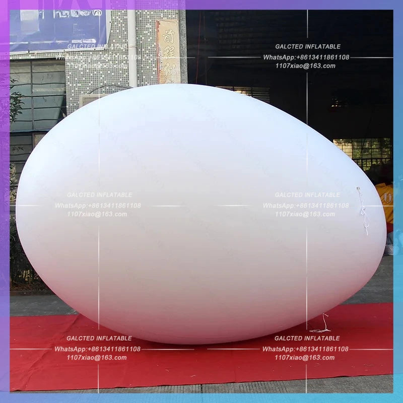 Airtight Egg Replica Giant 3.5m Height  For Event Decoration Easter PVC Air Sealed Egg Inflatable Toy