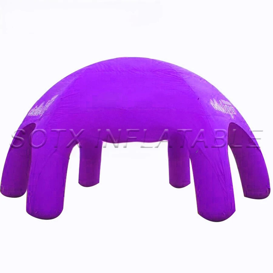 Shelters or Event Stations Huge Inflatable Spider Tent with 6 Legs Inflatable Tent Marquee Dome Tent for car
