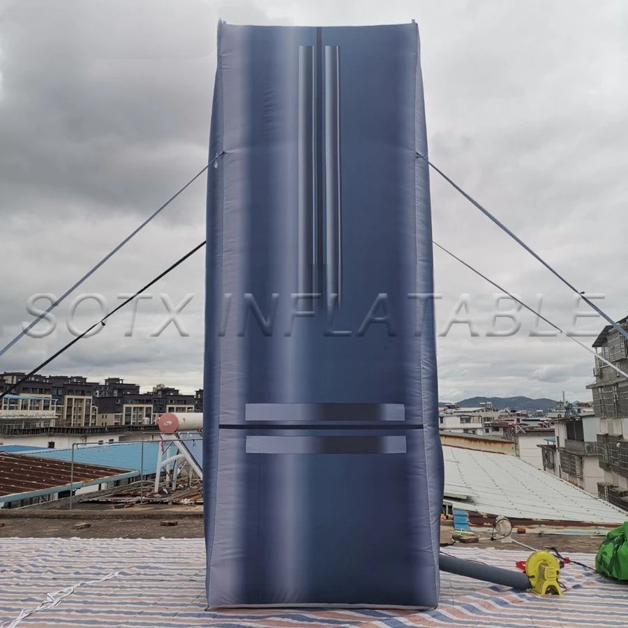 for promotion Promotional Giant Inflatable Advertising fridge model,ice box/refrigerator replica