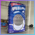 advertisement packaging Biscuit Box Giant inflatable snack bag air mold China Childhood Memories Mall opening advertisement