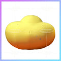 blower power oxford material Huge yellow inflatable gold bullion continue  for 2025 new year decoration