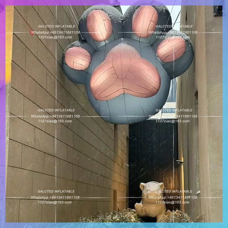 huge sole for advertising decoration Animal inflatable foot cat bear foots