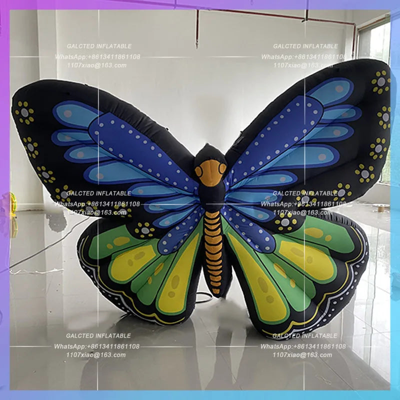 insect man back hanging shopping Inflatable simulated butterfly wings cartoon cute mall bar cruise interactive atmosphere contra