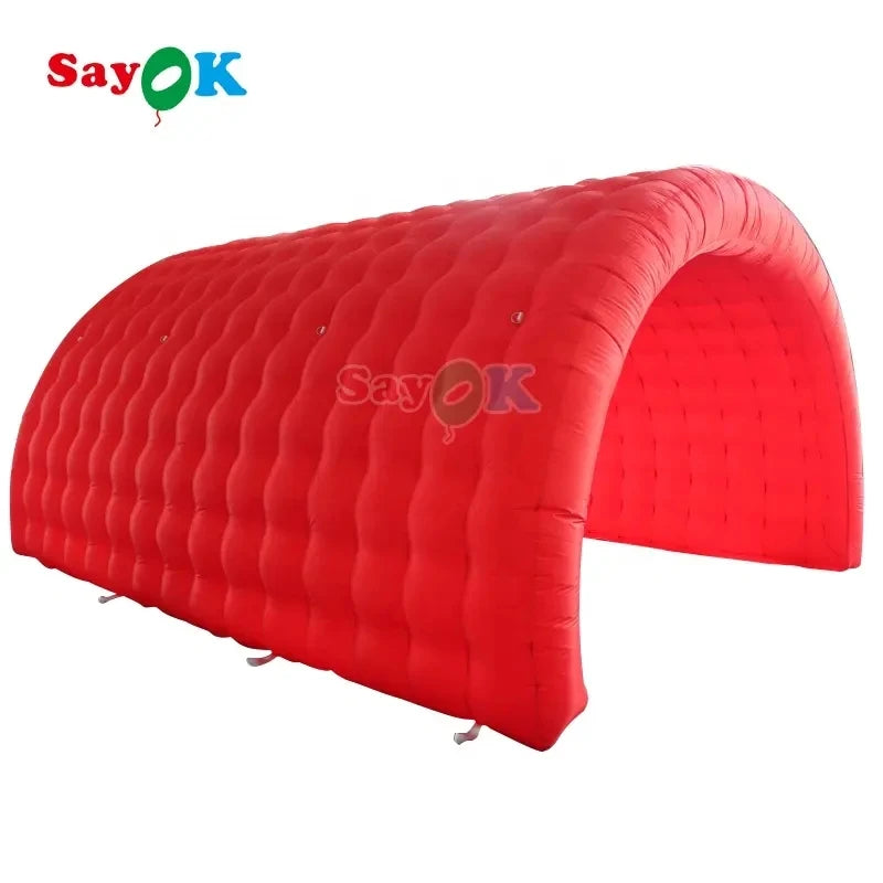Event Exhibition Promotion Inflatable Tunnel Sports Entrance with Blower Inflatable Tunnel Tent for Business Advertising