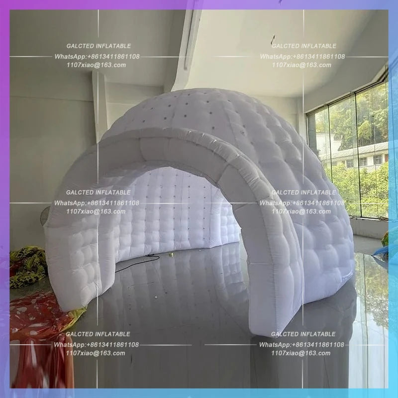 ice and snow Great World, Inflatable igloo arch modelShanghai Arctic Eskimo Inuit houses children's play equipment