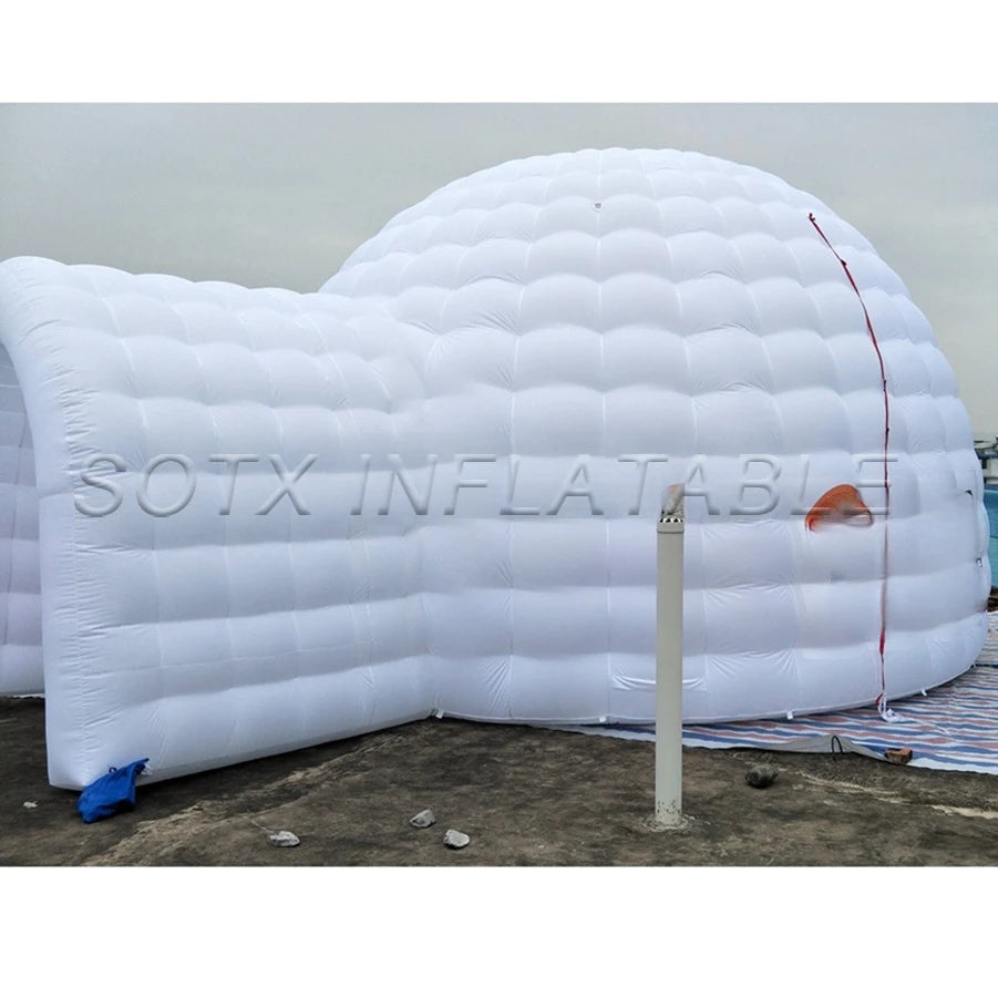 party,event nice inflatable dome inflatable lighting igloo for