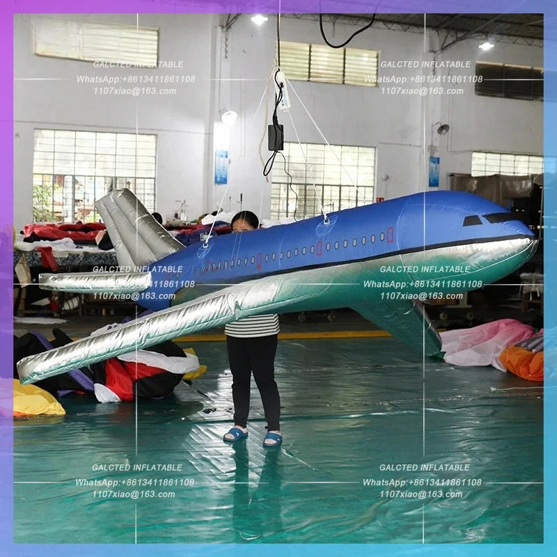 Inflatable Aircraft Inflatable Toys Vivid Suspended For Advertising Aviation Plane Series Decoration-Toys