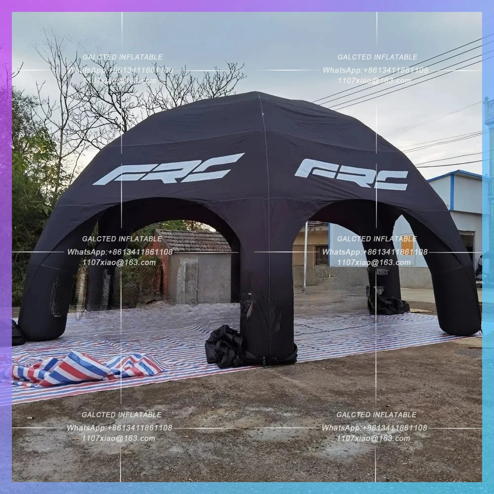 Inflatable Spider Tent with full cover High quality Custom 10m Outdoor Giant ,Inflatable Gazebo,car garage tent for Advertising