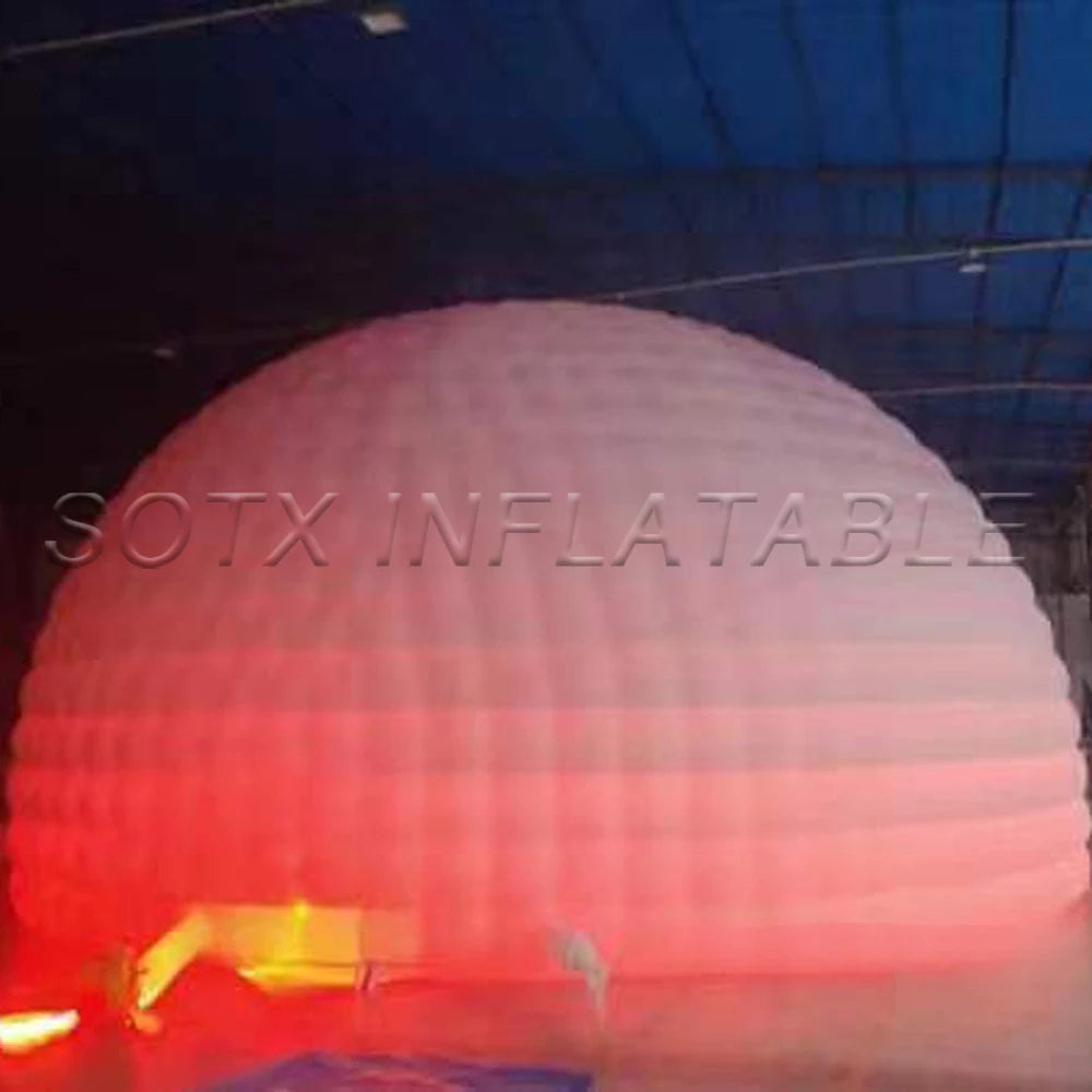 For Outdoor Events Portable Led Inflatable Dome Tent Luxurious Inflatable Igloo With Blower White Air Bubble House